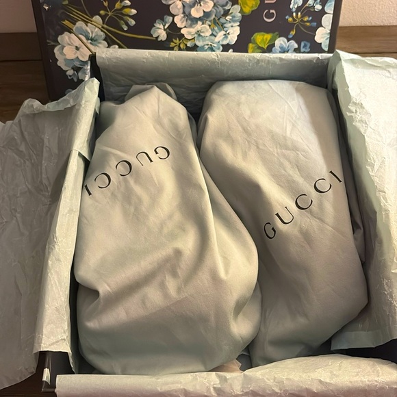 EUC [Gucci] Authenticated Bloom GG Floral High Top Sneakers Men’s US 8.5 w/ Box - Picture 13 of 16